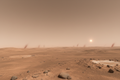 Arcadia Planitia northern plains Mars surface with subsurface ice