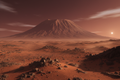Martian Surface near Olympus Mons